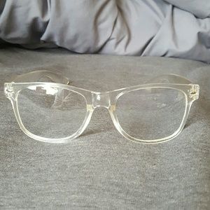 Clear Rayband Style Glasses